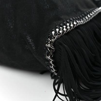 Stella McCartney Eco Suede Fringe Falabella Tote Black 9 of 9