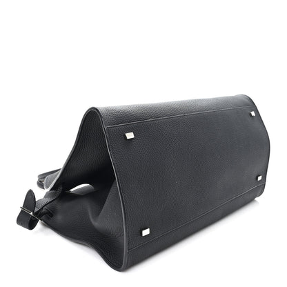 The Row Matte Grained Calfskin Soft Margaux 15 Black 4 of 10