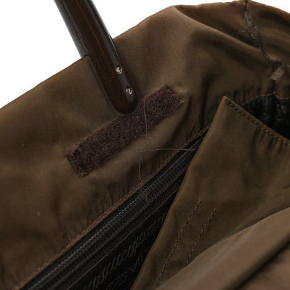 Prada Tessuto Nylon Tote Green 14 of 15