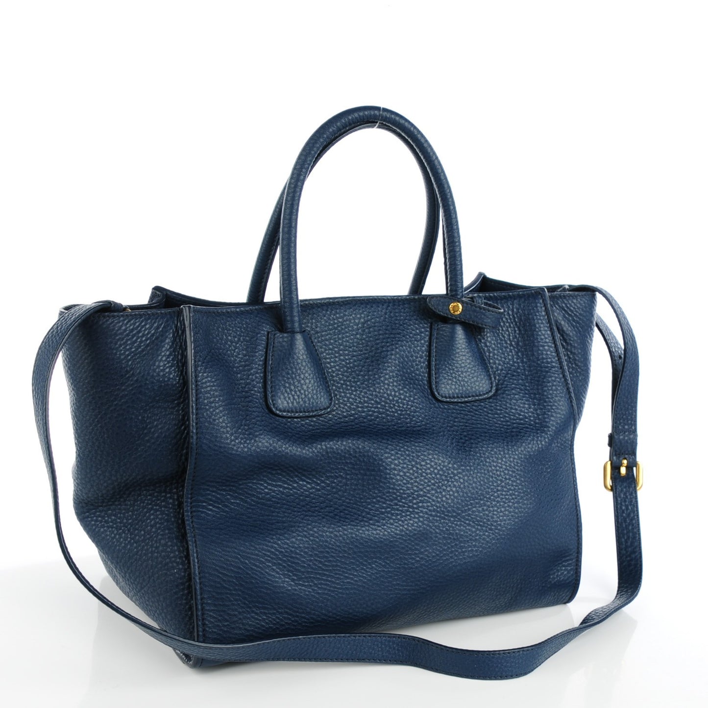 Vitello Daino Shopping Tote Bleuette