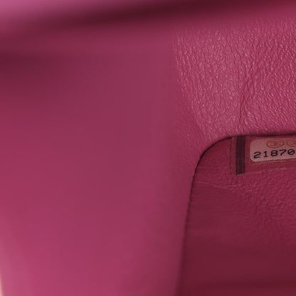 Chanel Lambskin Quilted Jumbo Double Flap Fuchsia 9 of 10