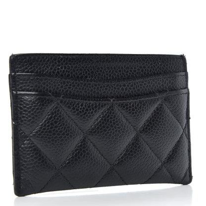 Chanel Caviar Quilted Card Holder Black 3 of 8