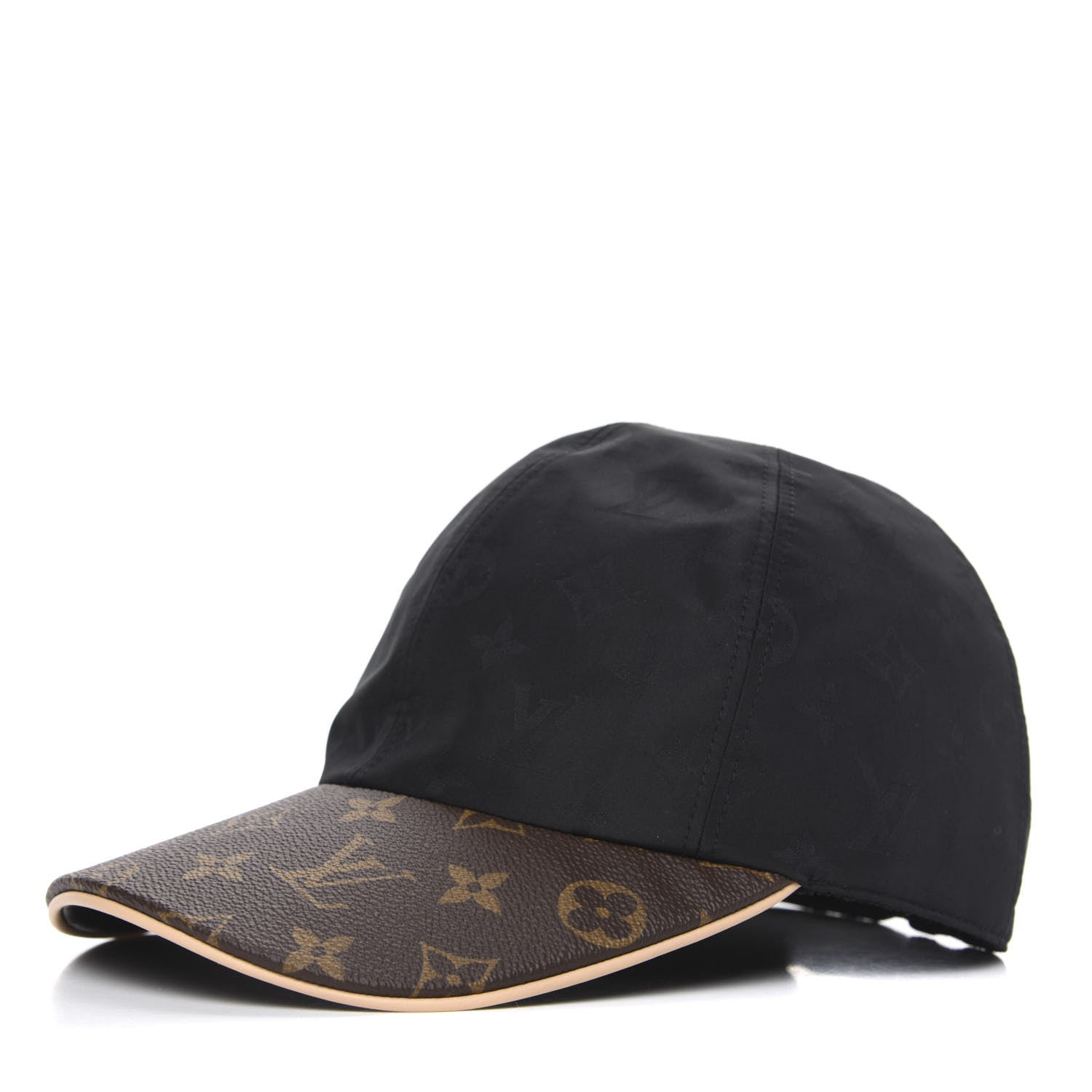 Louis Vuitton Polyester Silk Monogram LV Get Ready Cap M Black 1 of 7