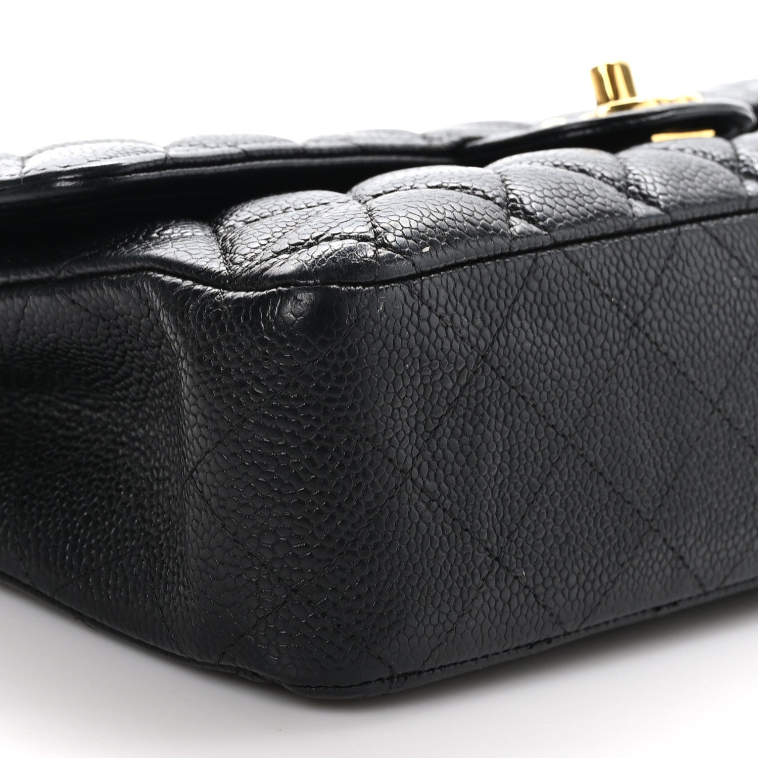 Chanel Caviar Quilted Medium Double Flap Black 9 of 10