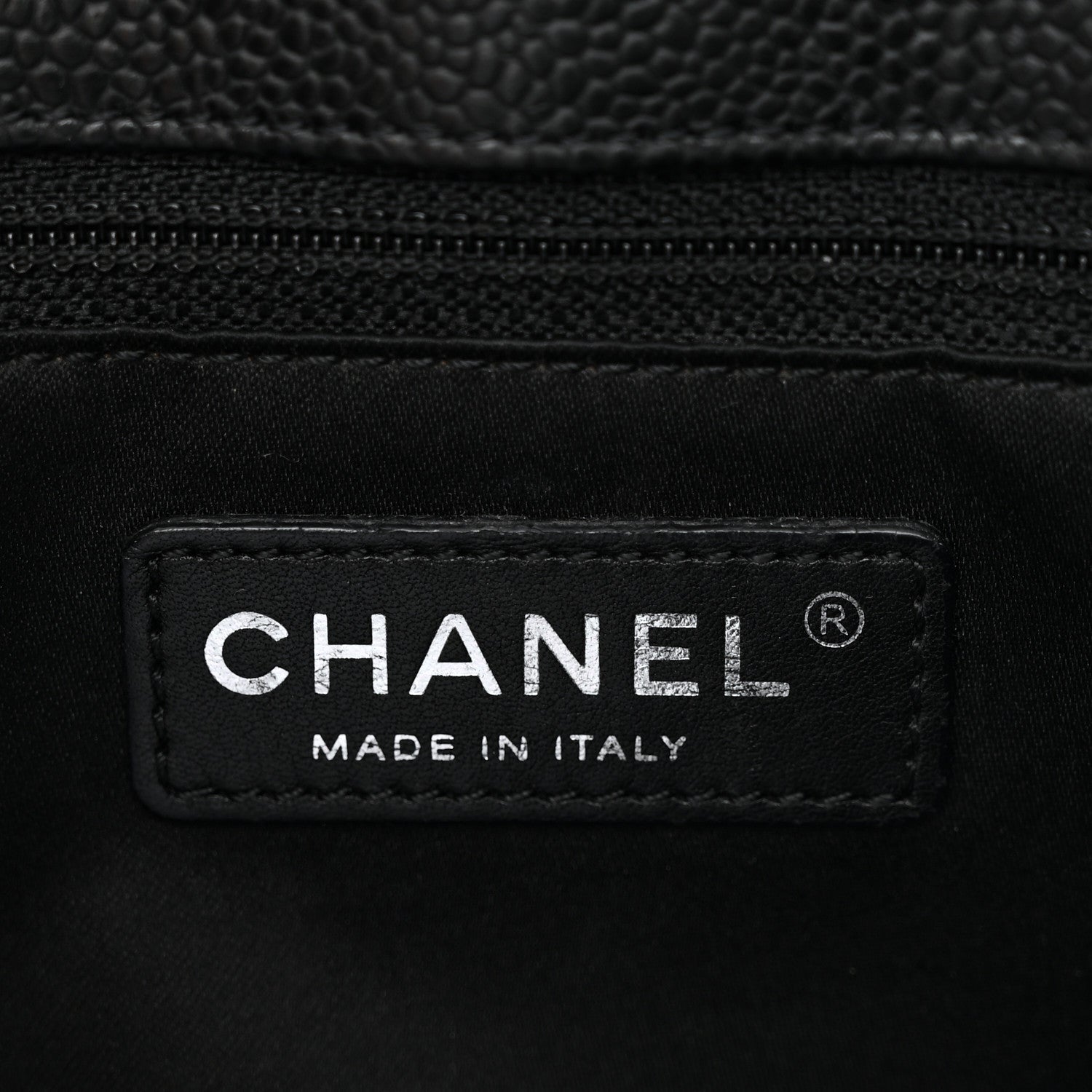 Chanel Caviar Quilted Grand Shopping Tote GST Black 6 of 10