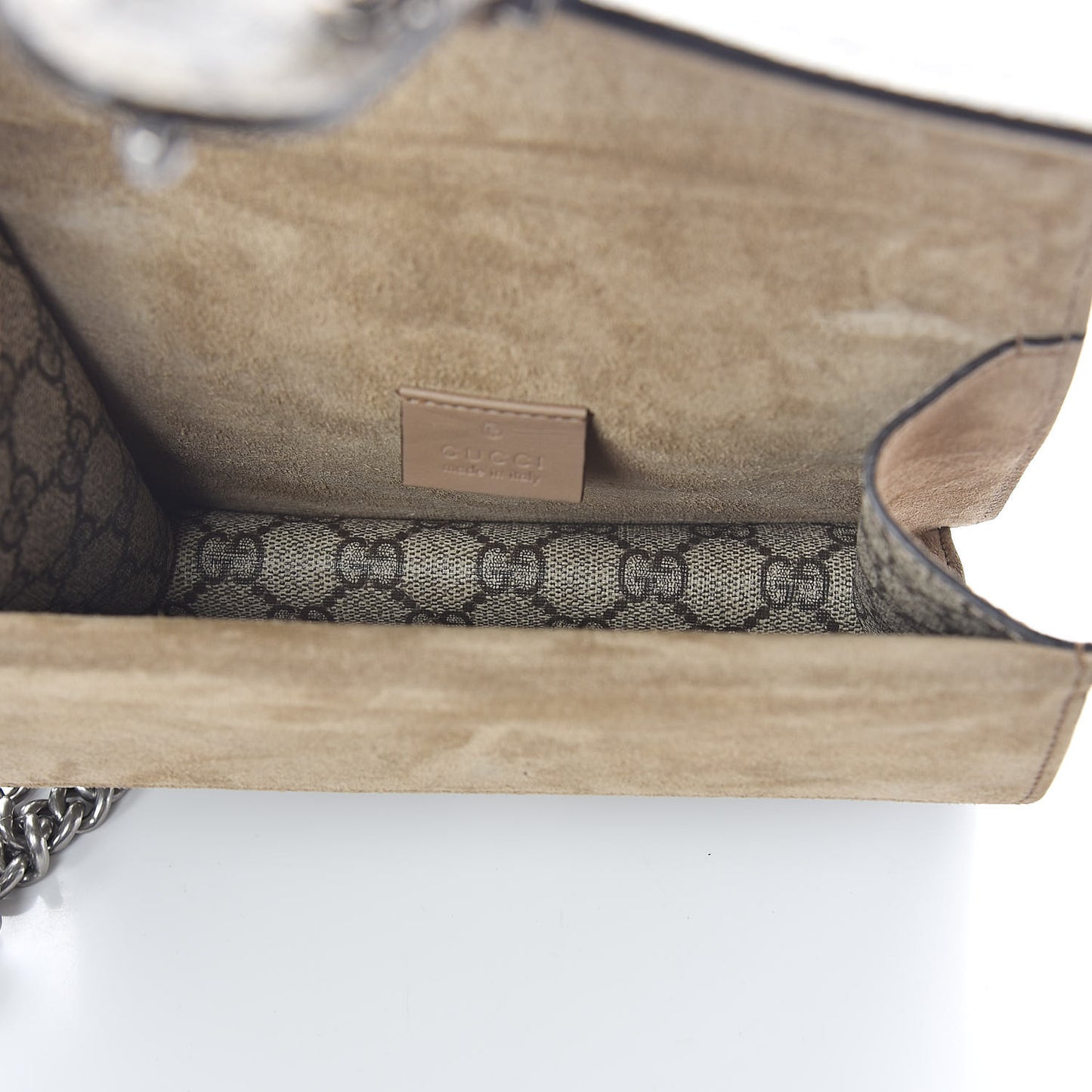 GG Supreme Monogram Mini Dionysus Shoulder Bag Taupe