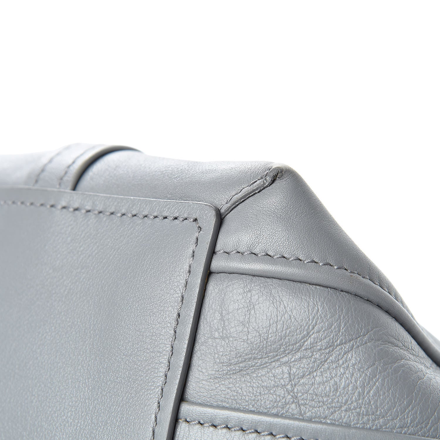 Balenciaga Calfskin Large Laundry Cabas Tote Gris Pyrite 11 of 14