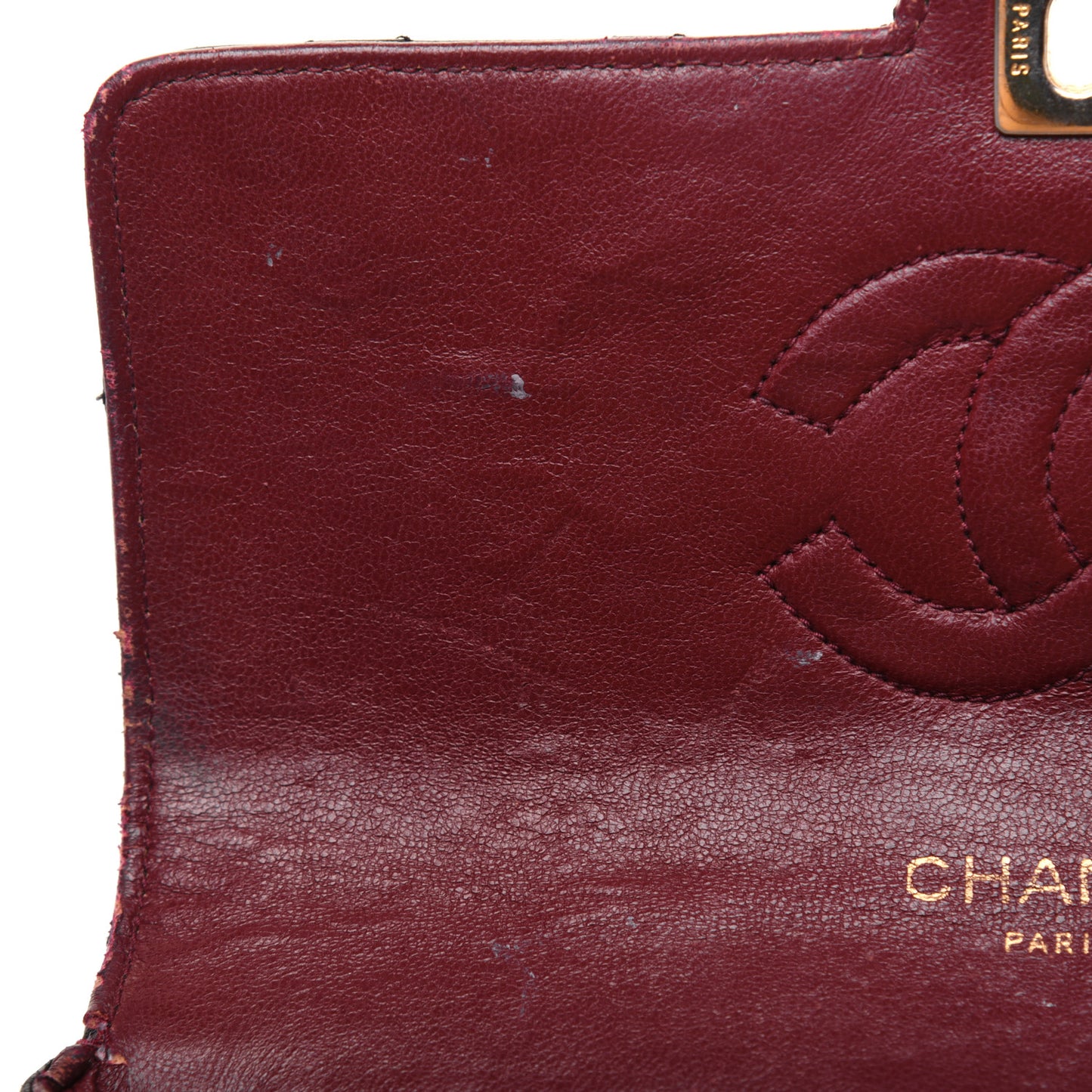 Lambskin Quilted Small Single Flap Black