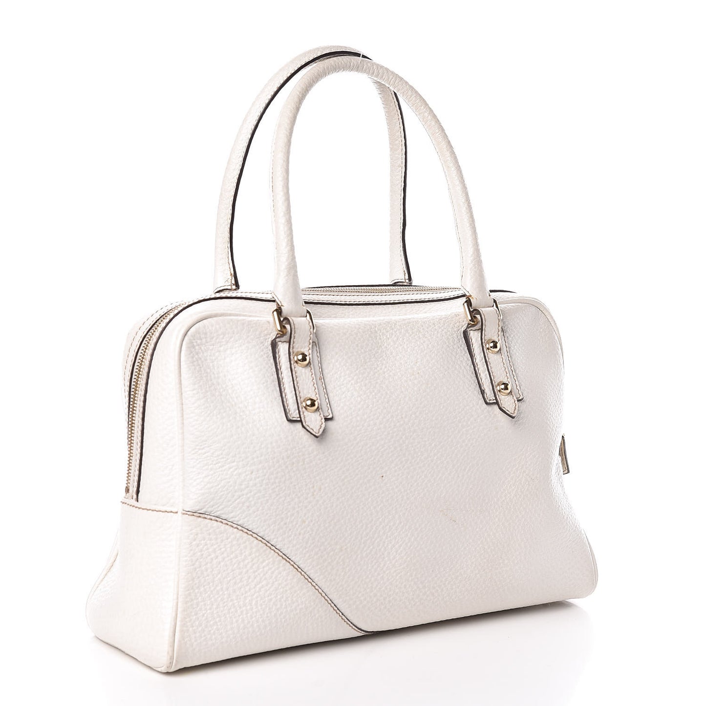 Calfskin Hasler Boston White