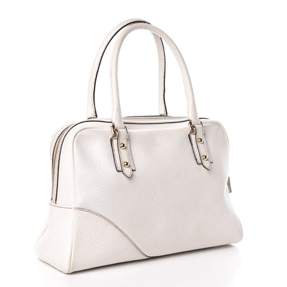 Gucci Calfskin Hasler Boston White 3 of 13