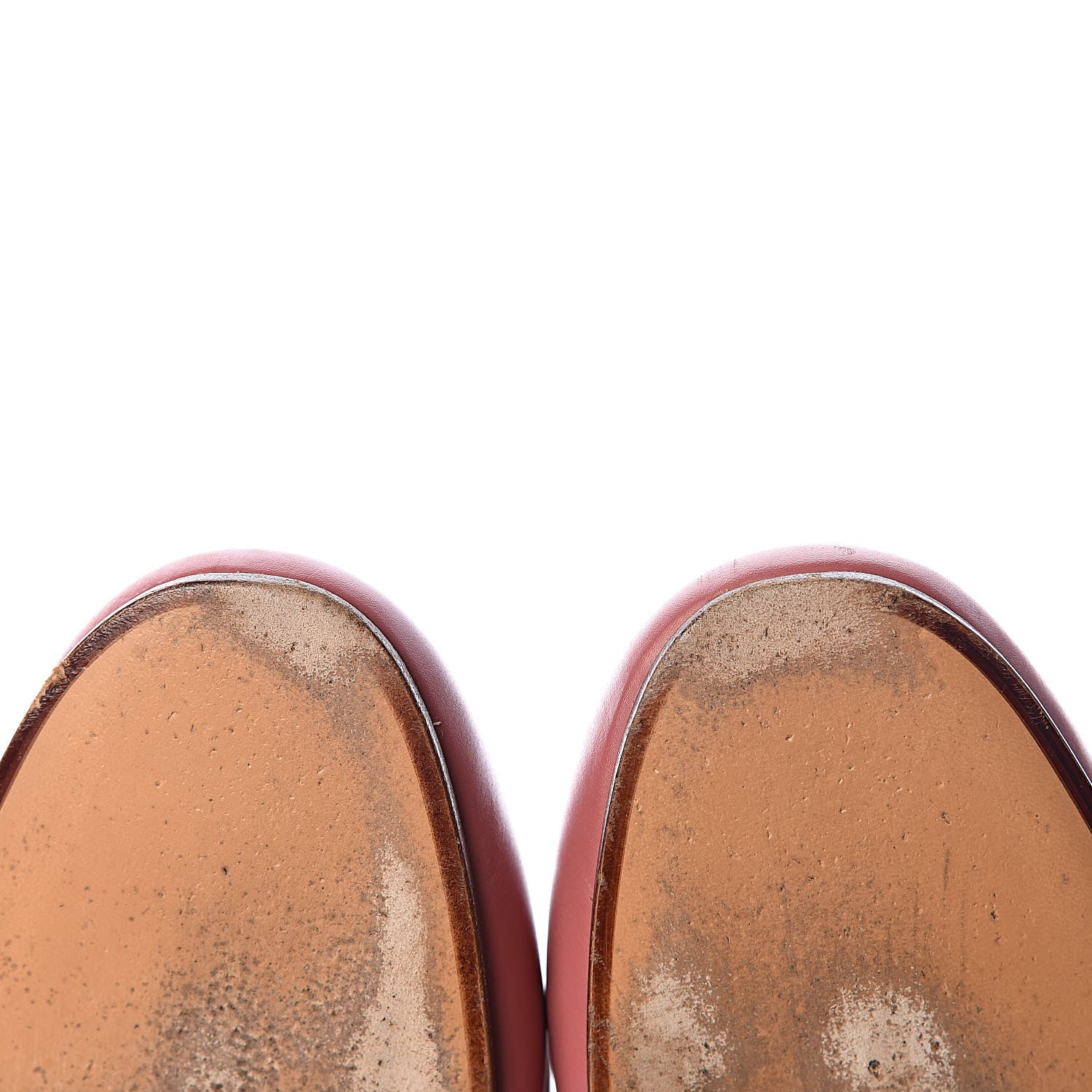 Gucci Calfskin Fur Womens Princetown Slippers 36.5 Lipstick Rose Natural 10 of 12