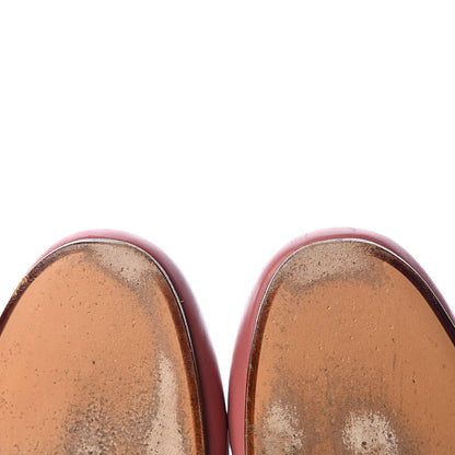 Gucci Calfskin Fur Womens Princetown Slippers 36.5 Lipstick Rose Natural 10 of 12