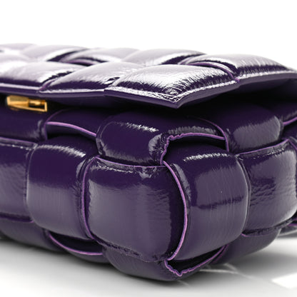 Bottega Veneta Textured Deerskin Maxi Intrecciato Padded Cassette Crossbody Bag Raisin 10 of 10