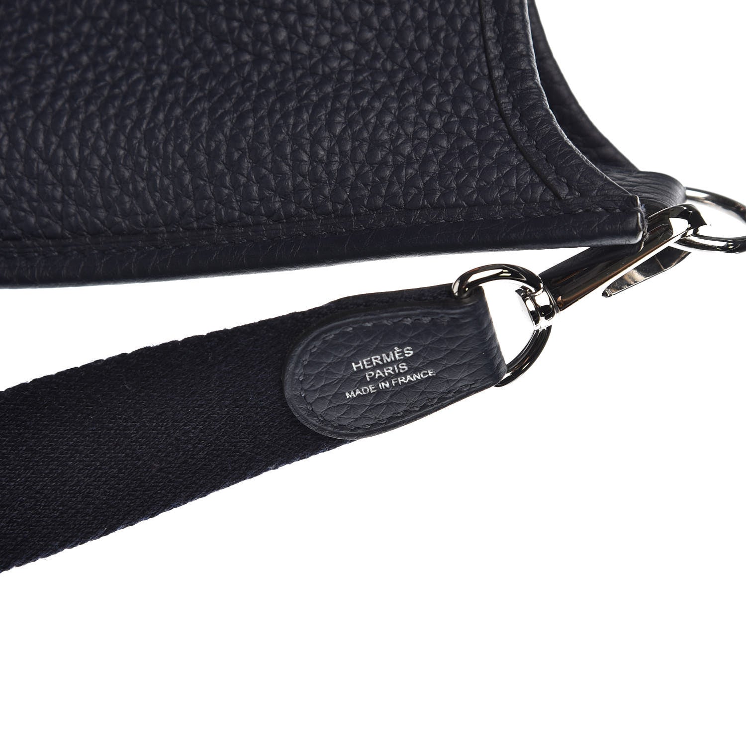 Hermes Taurillon Clemence Amazone Evelyne TPM Bleu Nuit Bleu Indigo 8 of 9