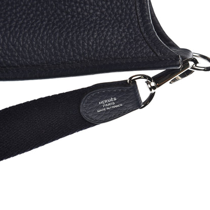 Hermes Taurillon Clemence Amazone Evelyne TPM Bleu Nuit Bleu Indigo 8 of 9