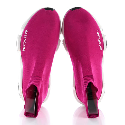 Balenciaga Neoprene Knit Womens Speed Sneakers 36 Rose Fuchsia 2 of 11