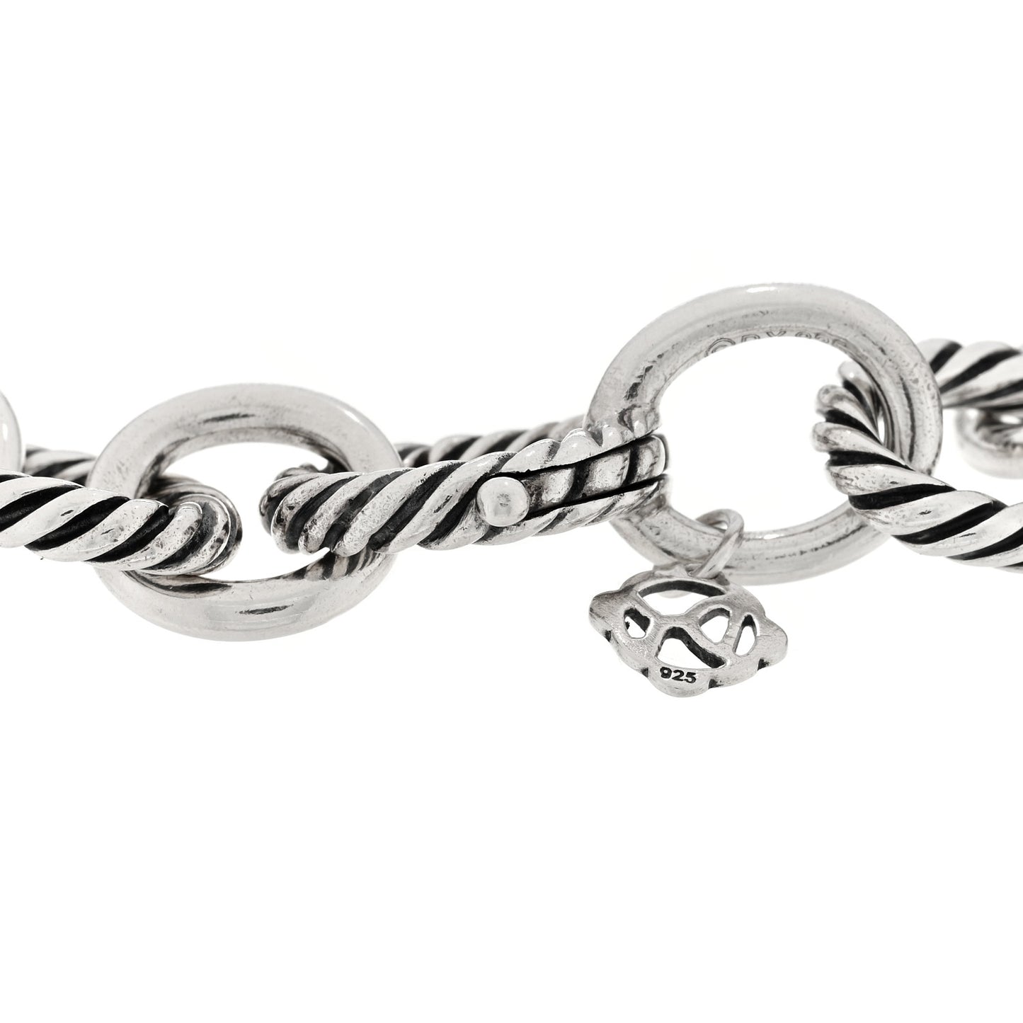 Sterling Silver 12mm Large Oval Link Bracelet