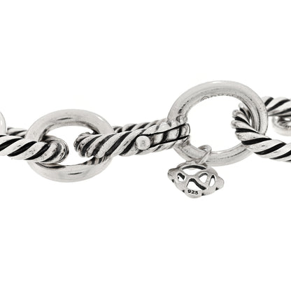 David Yurman Sterling Silver 12mm Large Oval Link Bracelet 3 of 3