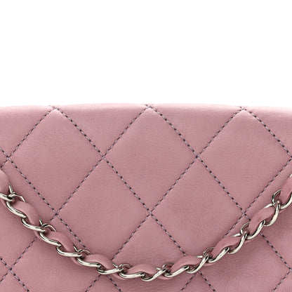 Chanel Lambskin Quilted Bi-Color Medium Single Flap Light Purple 8 of 12