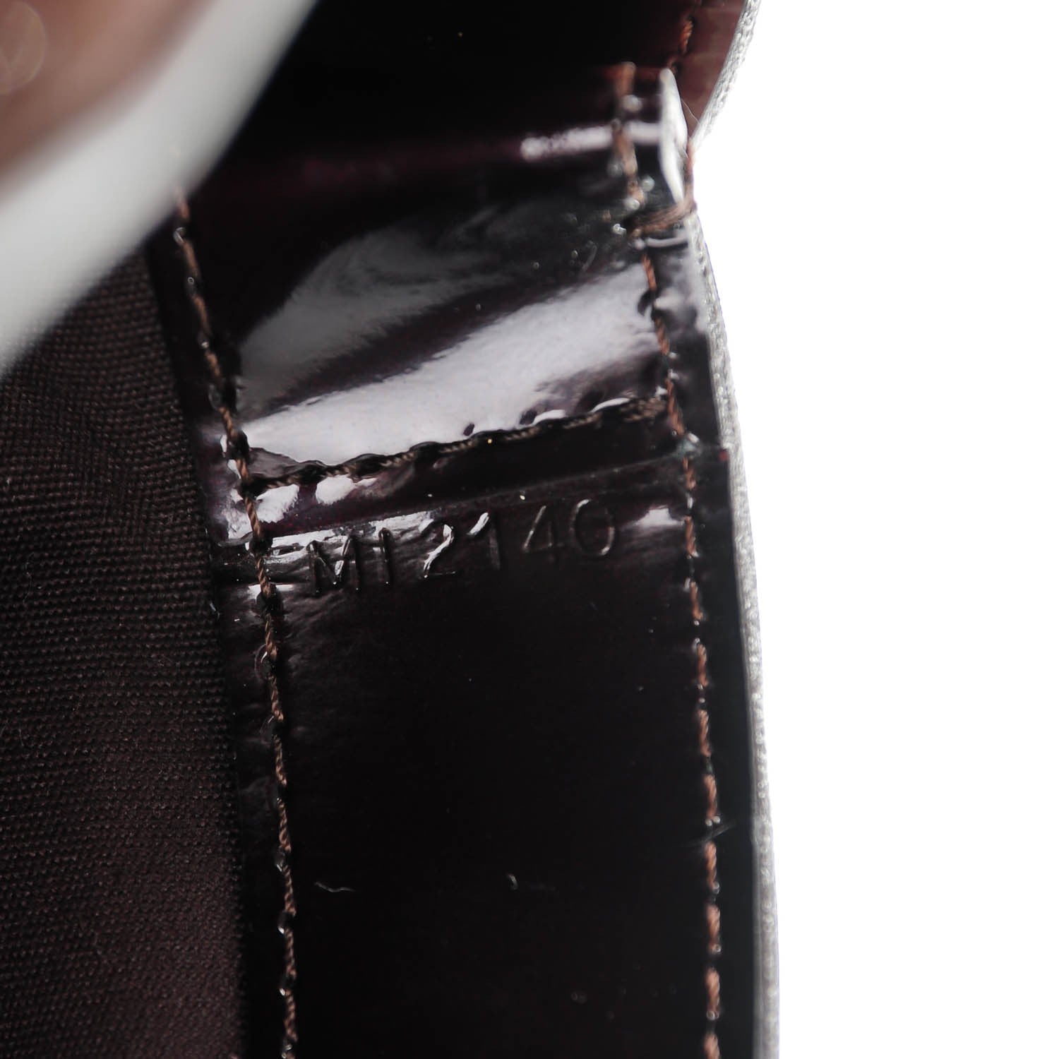 Louis Vuitton Vernis Wilshire GM Amarante 7 of 7