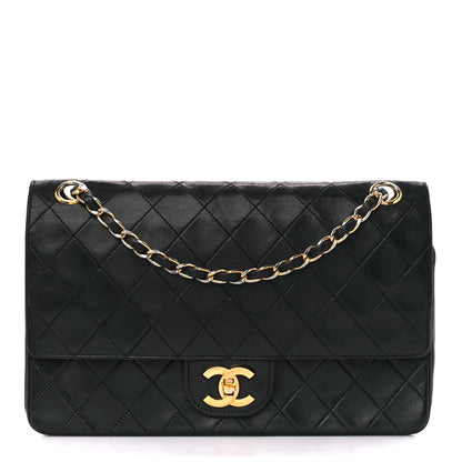 Chanel Lambskin Quilted Small Double Flap Black 1 of 11