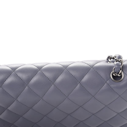 Chanel Lambskin Quilted Jumbo Double Flap Light Purple 15 of 15