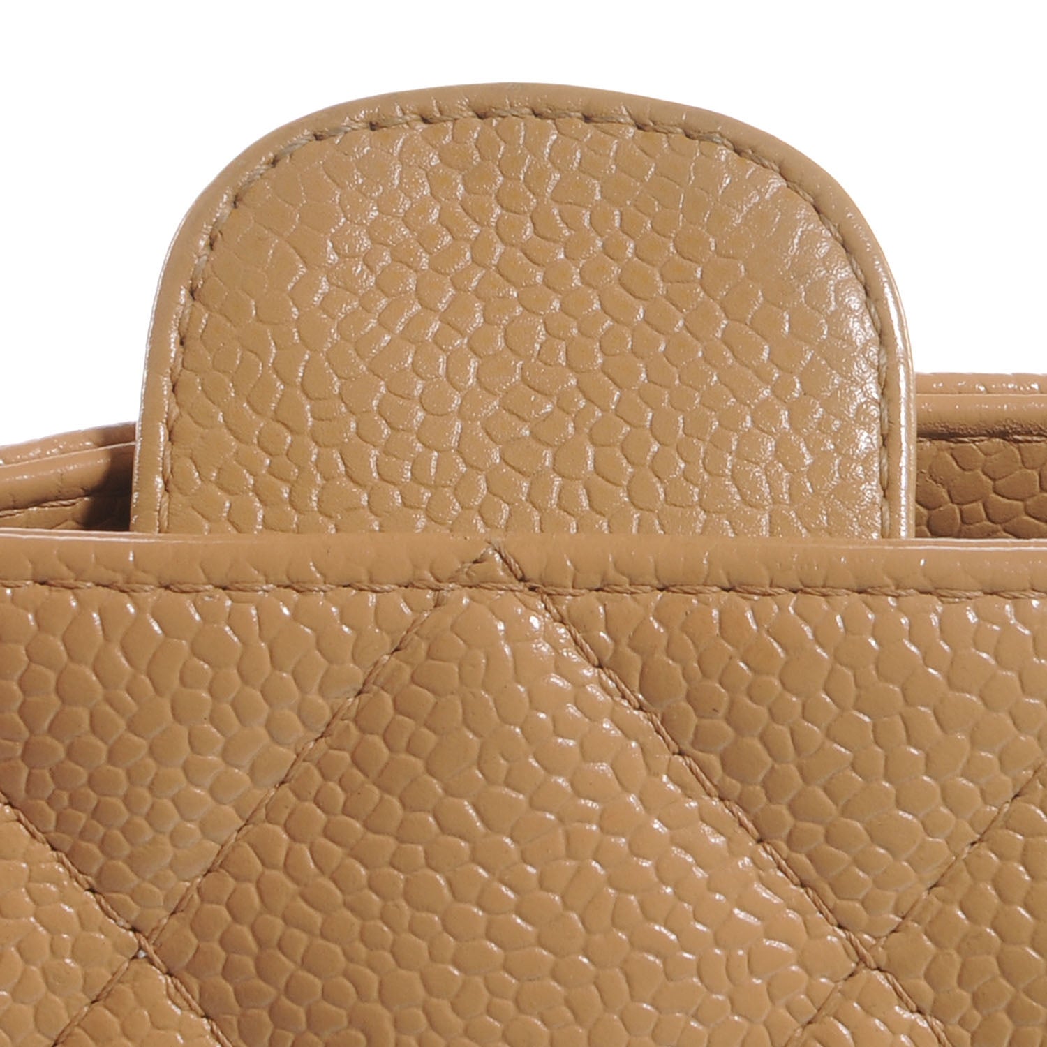 Chanel Caviar Petit Shopping Tote PST Beige 8 of 8