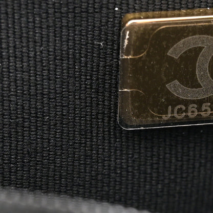 Chanel Caviar Quilted Crystal CC Wallet On Chain WOC Black 7 of 11