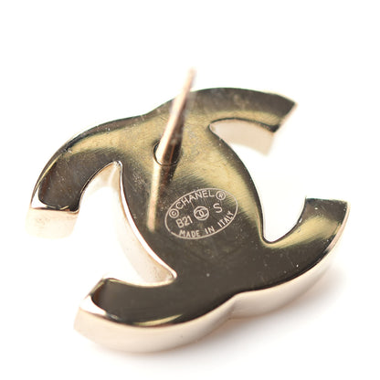 Chanel Metal CC Turnlock Earrings Gold 4 of 5