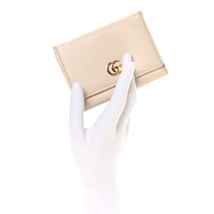 Gucci Dollar Calfskin GG Marmont Wallet Mystic White 2 of 9