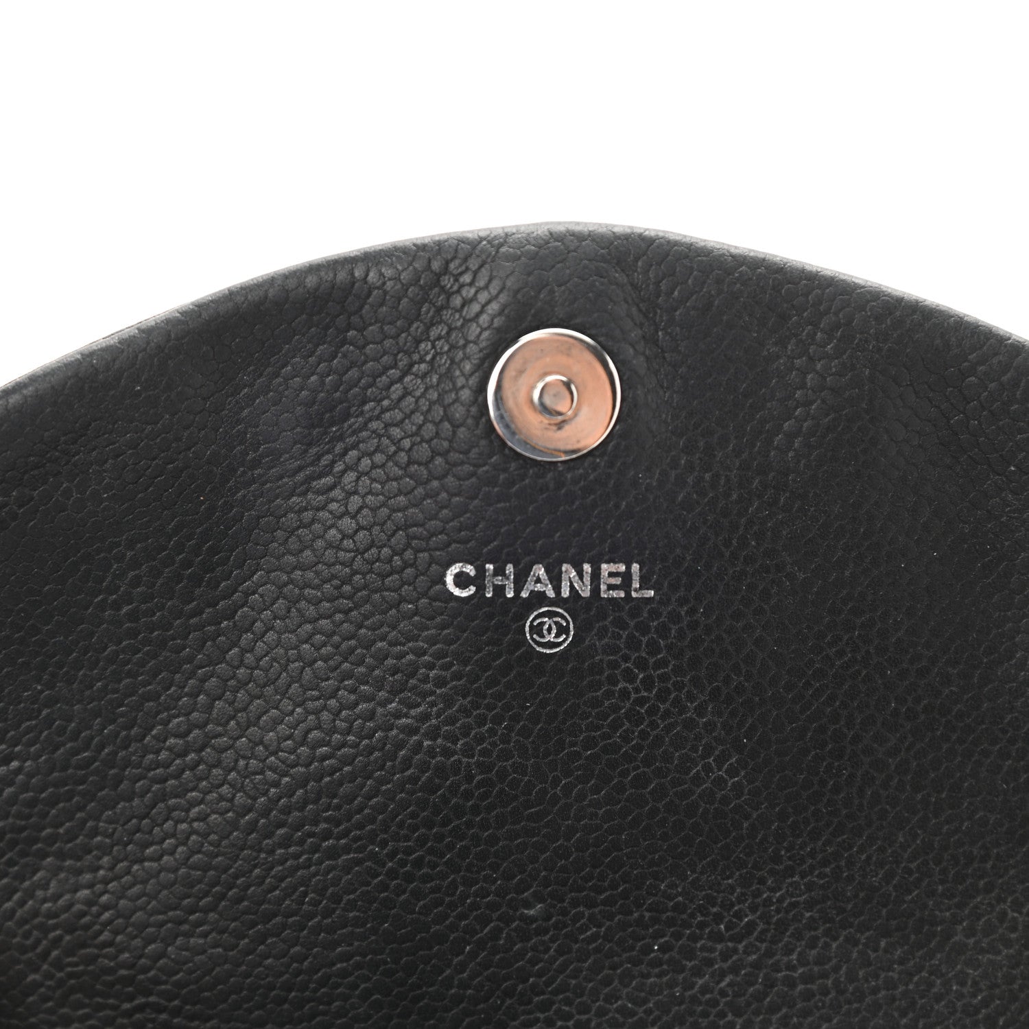 Chanel Caviar Half Moon Wallet On Chain WOC Black 6 of 14