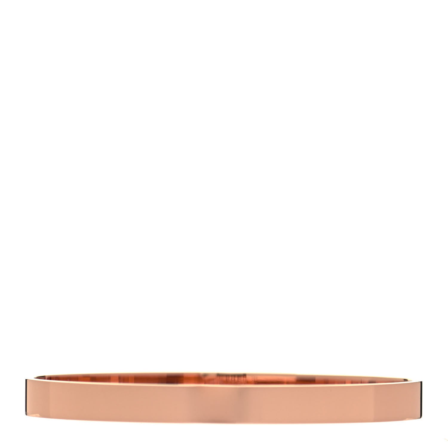 Hermes 18K Rose Gold Diamond PM Kelly Pave Bracelet SH 3 of 4