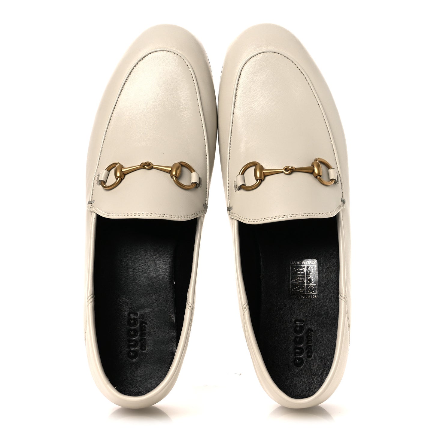Lambskin Womens Brixton Horsebit Loafers 38 Mystic White
