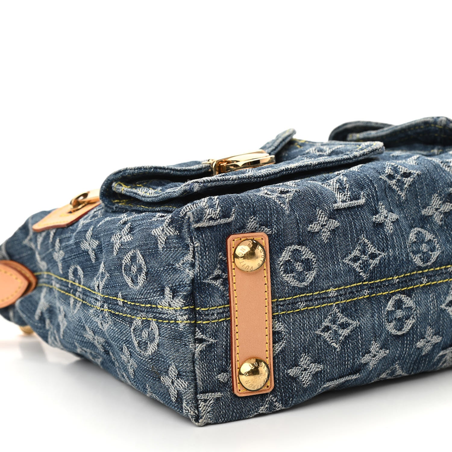 Louis Vuitton Monogram Denim Baggy PM Blue 8 of 9
