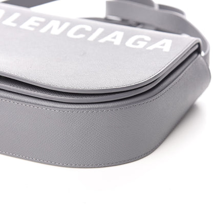 Balenciaga Signature Grained Calfskin Logo S Ville Day Bag Gris Perle Fonce White 10 of 11
