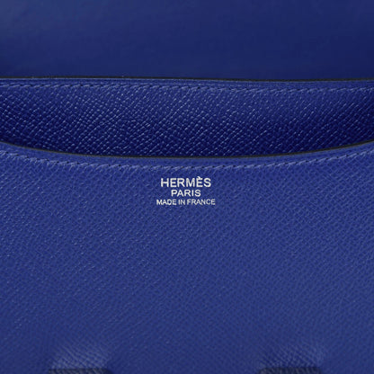 Hermes Epsom Constance 24 Bleu Electrique 5 of 24