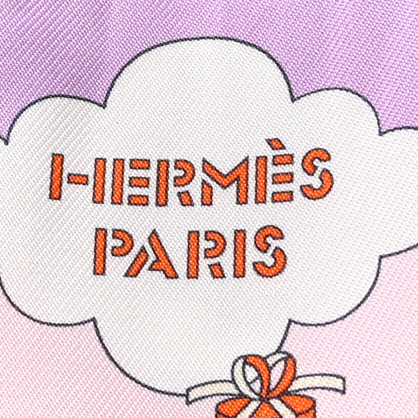 Silk Carres Volants Twilly Lilas