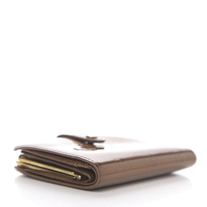 Louis Vuitton Vernis French Purse Wallet Bronze 3 of 12