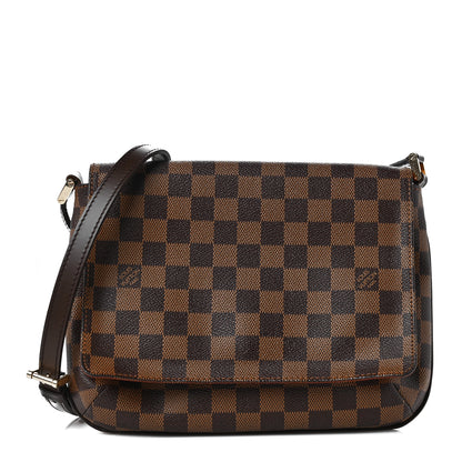 Louis Vuitton Damier Ebene Musette Tango Long Strap 1 of 9