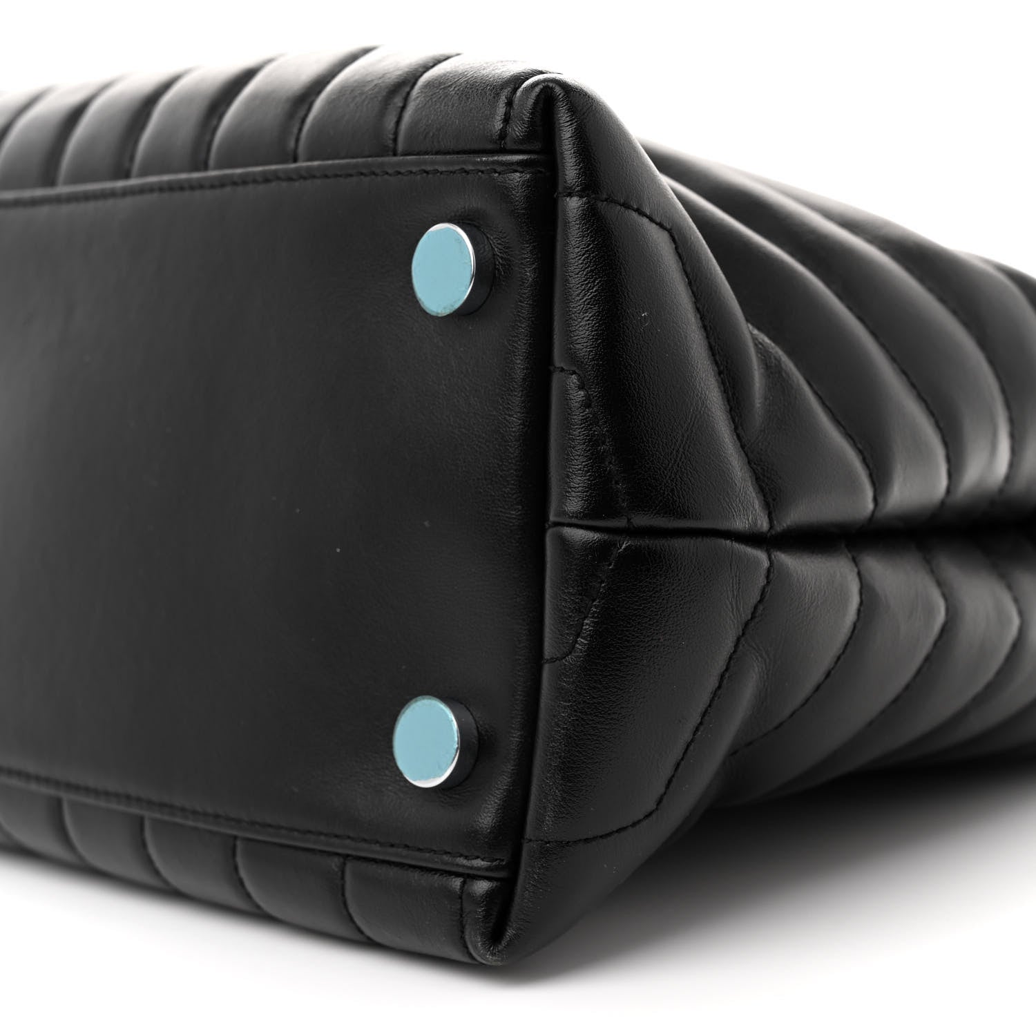 Saint Laurent Calfskin Y Quilted Monogram Large Loulou Shopper Black 10 of 10