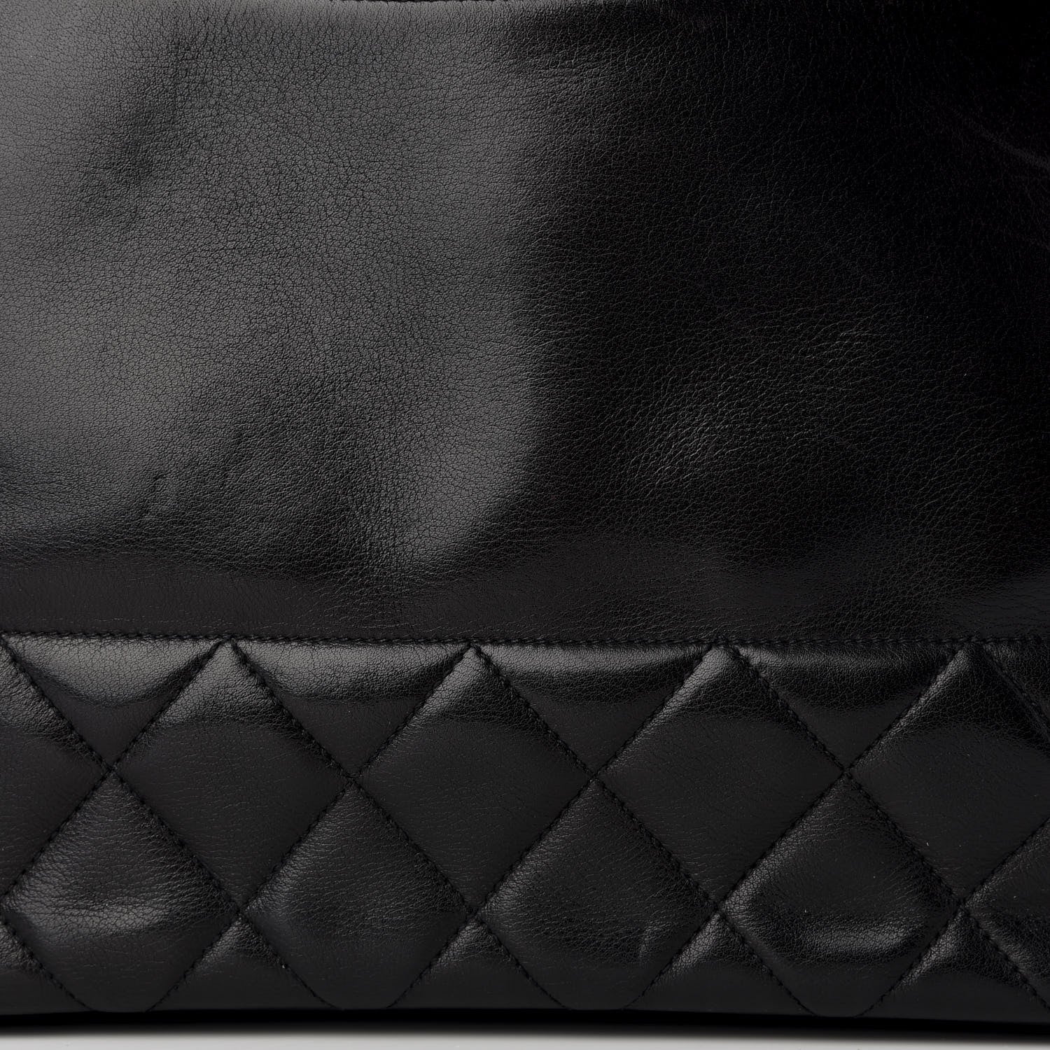Chanel Lambskin Shopping Tote Black 9 of 9