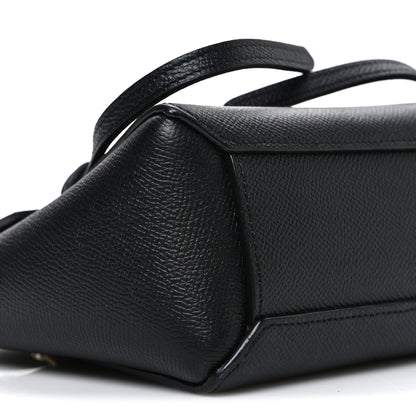 Celine Grained Calfskin Nano Belt Bag Black 10 of 11