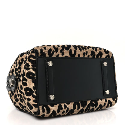 Louis Vuitton Jacquard Velvet Leopard Print Stephen Sprouse Speedy 4 of 10