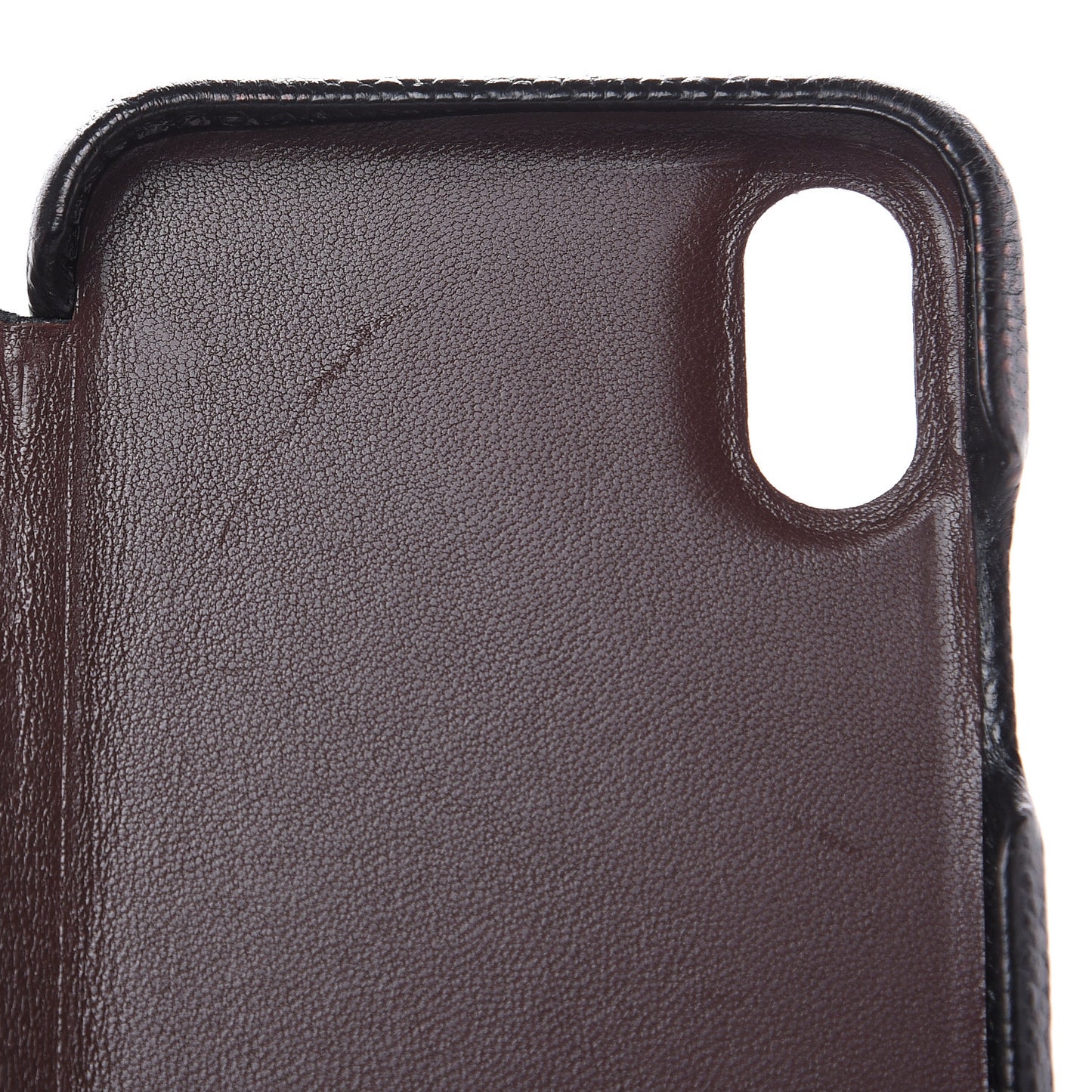 Caviar Quilted iPhone X Case Black