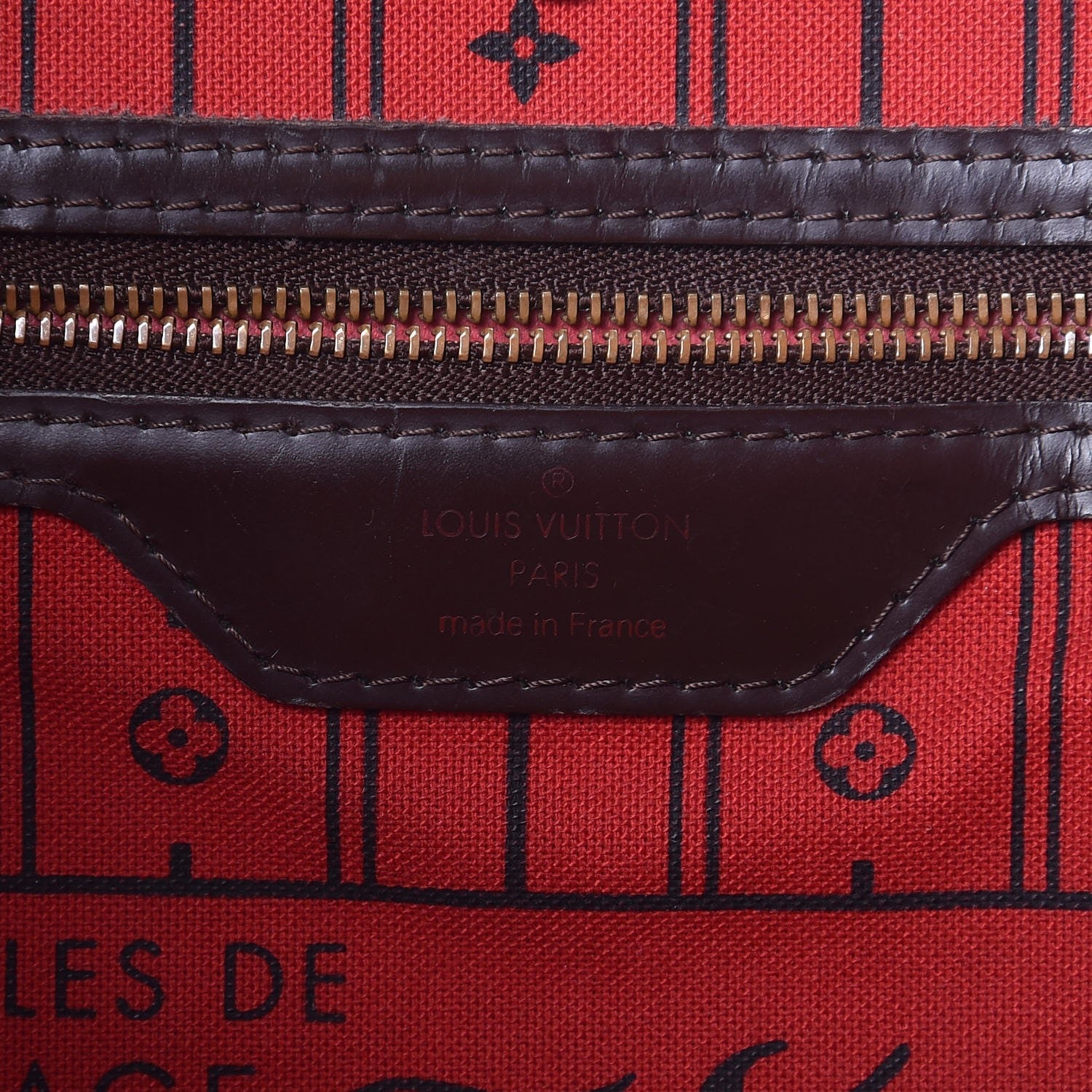 Louis Vuitton Damier Ebene Neverfull GM 6 of 13