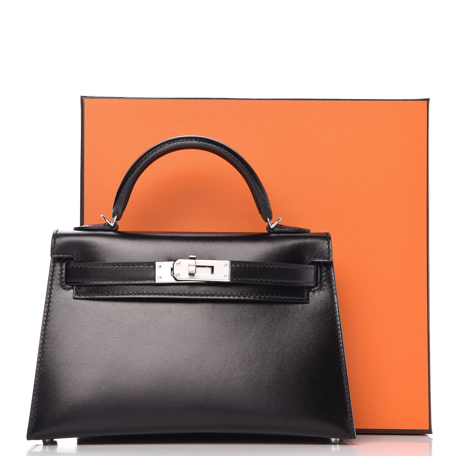 Hermes Box Mini Kelly Sellier 20 Black 30 of 30