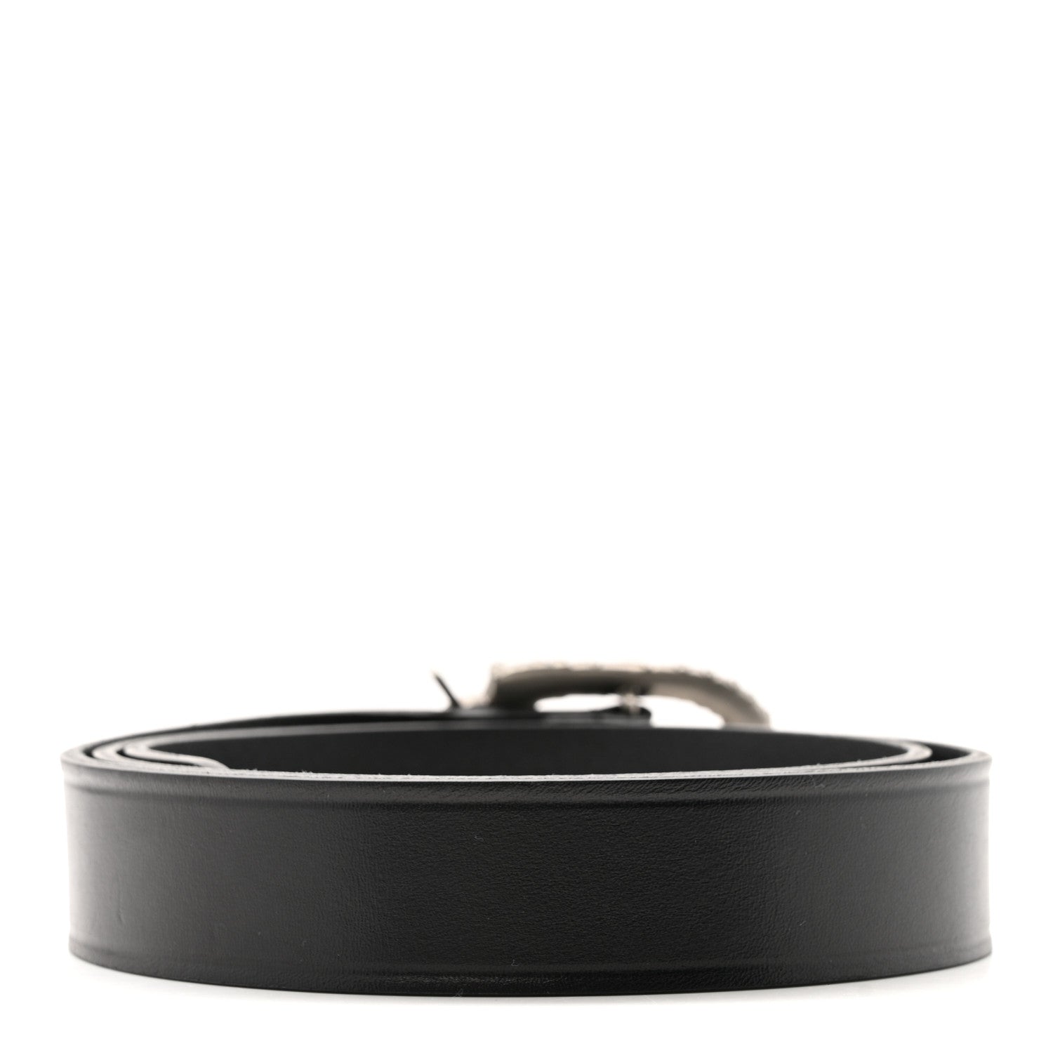 Saint Laurent Calfskin Monogram Celtique Belt 90 36 Black 3 of 12