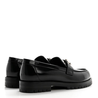Hermes Calfskin Womens Faubourg Loafers 36 Black 4 of 8
