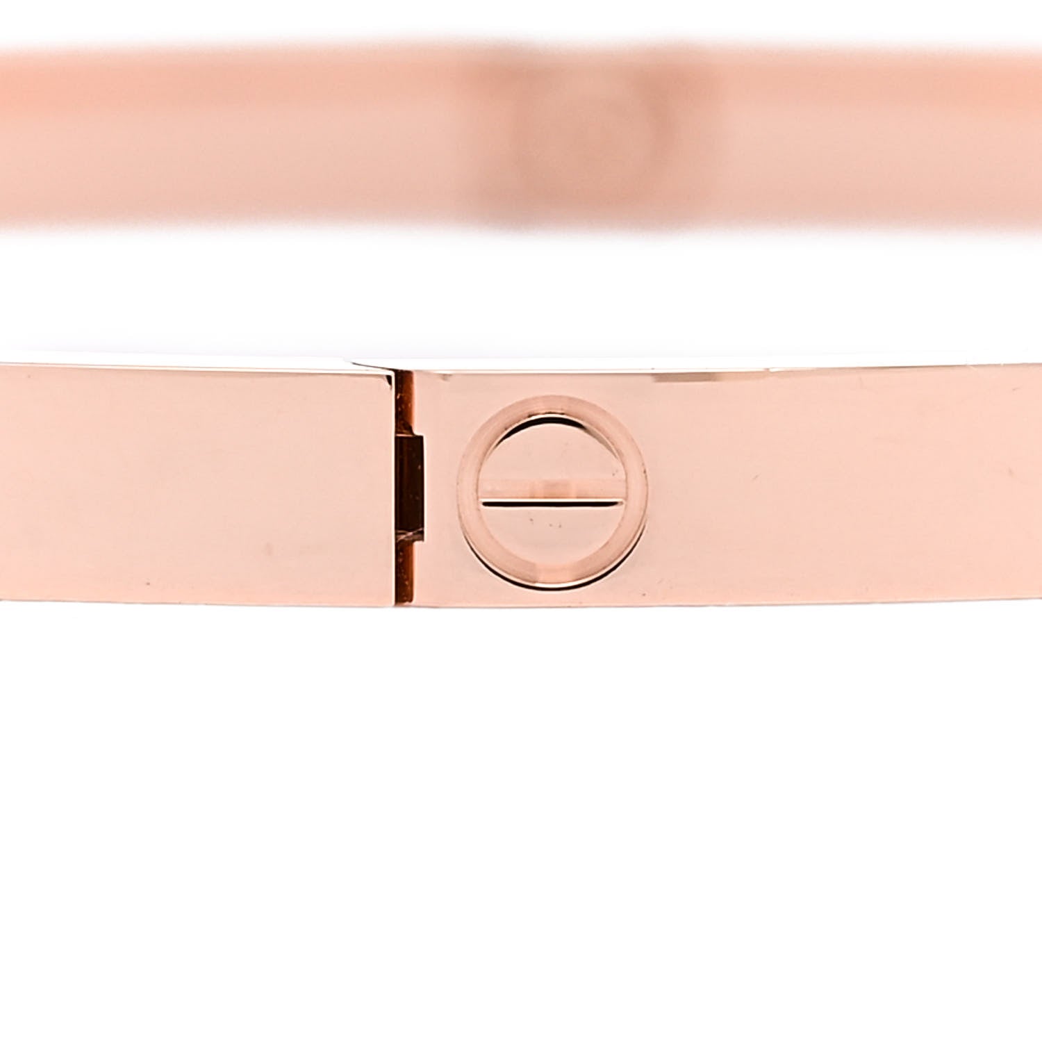 Cartier 18K Pink Gold 6 Diamond Small LOVE Bracelet 20 5 of 8