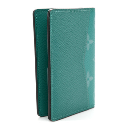 Louis Vuitton Monogram Taiga Pocket Organizer Vert 3 of 7